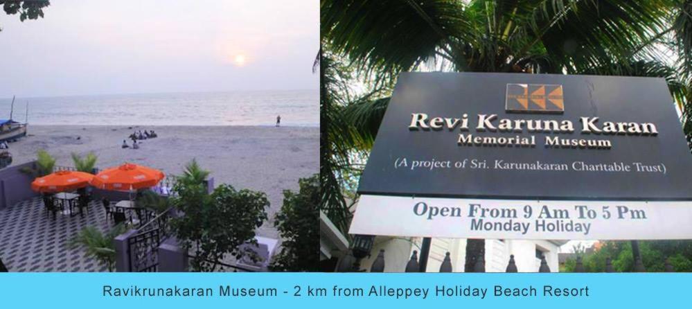 Alleppey Holiday Beach Resort Alappuzha Exteriör bild