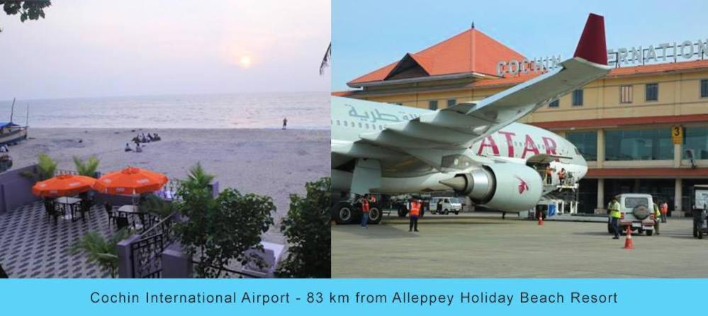 Alleppey Holiday Beach Resort Alappuzha Exteriör bild
