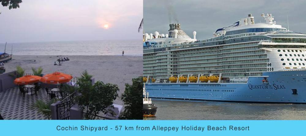 Alleppey Holiday Beach Resort Alappuzha Exteriör bild